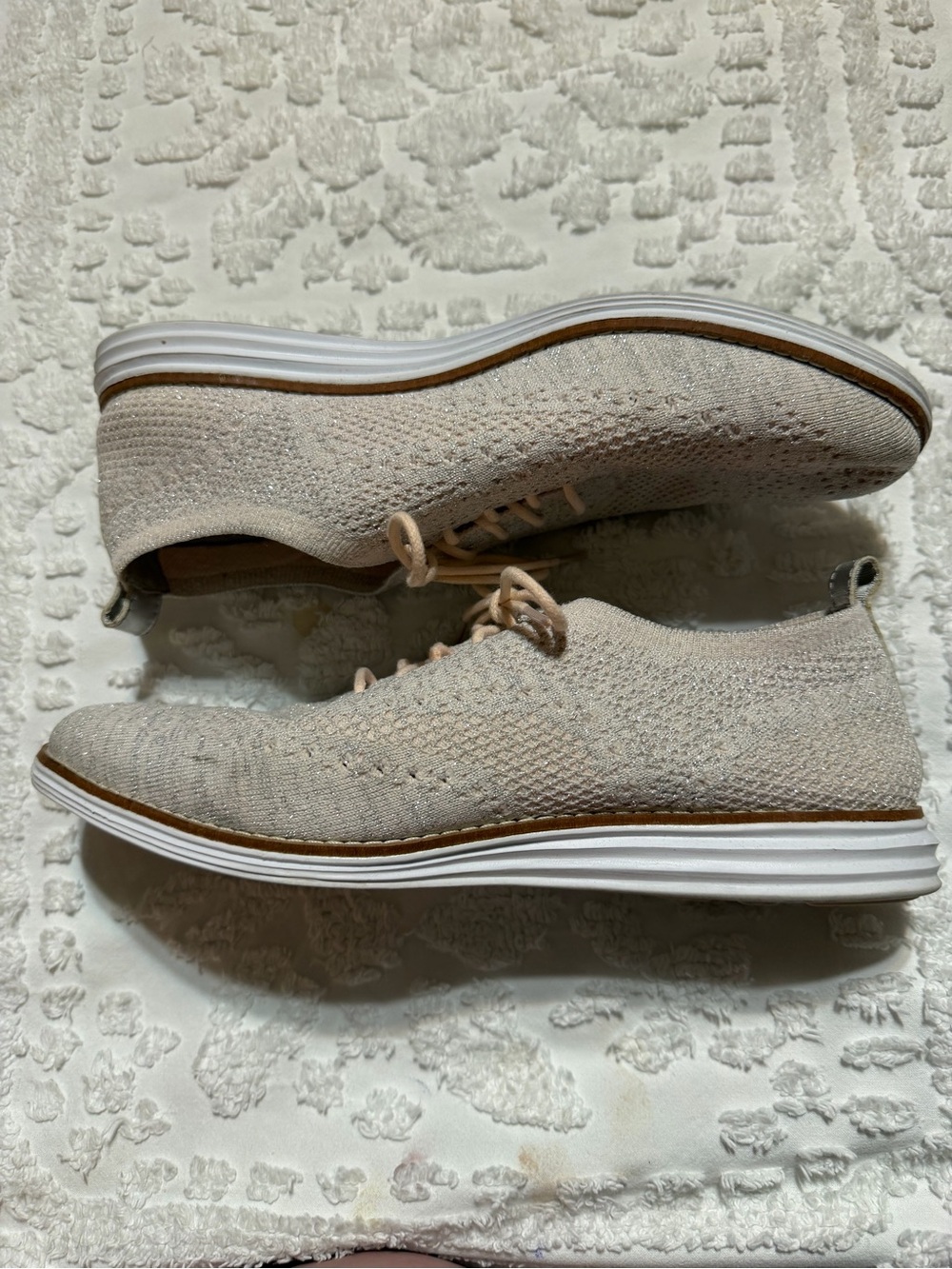 Cole Haan Women’s W11506 Original Grand Wingtip Pink Oxford Shoes Size 9B - Picture 3 of 8